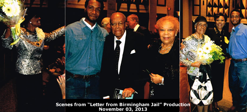 Scenes from "Letter From Birmingham Jail Production